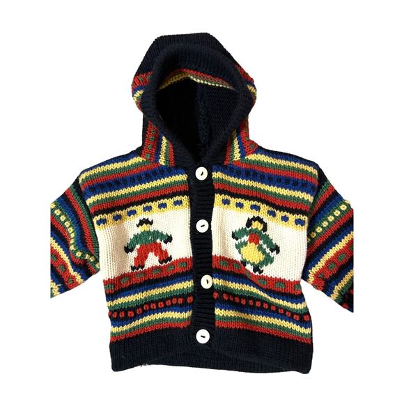 Handknit Sweater Size 18 months Thick & Soft & Stretchy Excellent Condition - Picture 1 of 7